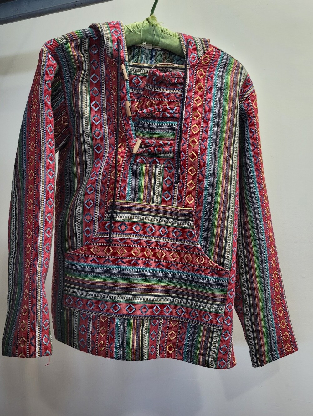 Rebellion Red Multi-Stripe Hoodie
